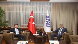 Vali Yılmaz'dan AFAD Başkanı Memiş'e ziyaret